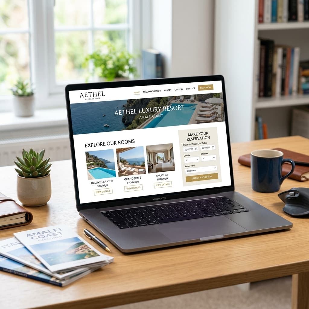 Website design for Hotels & Tourism
