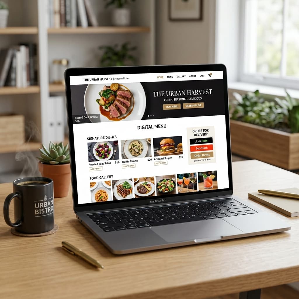 Website design for Restaurants & Cafes