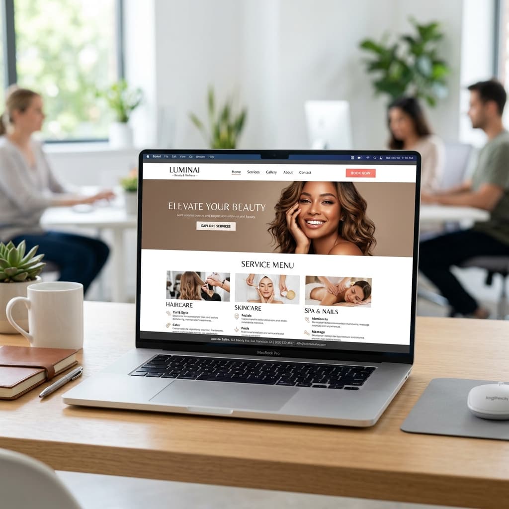 Website design for Salons & Spas